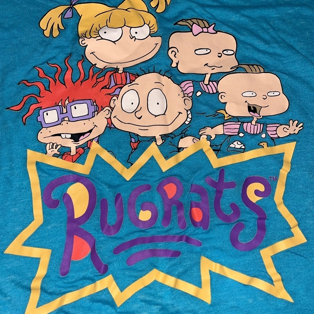 Nickelodeon Rugrats retro Teal T-Shirt - Picture 2 of 3
